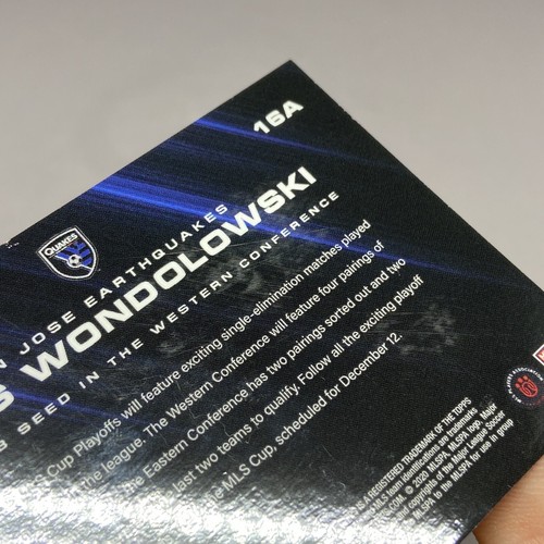 2020 Topps MLS Playoffs Red /10 Chris Wondolowski #16A - Picture 13 of 13