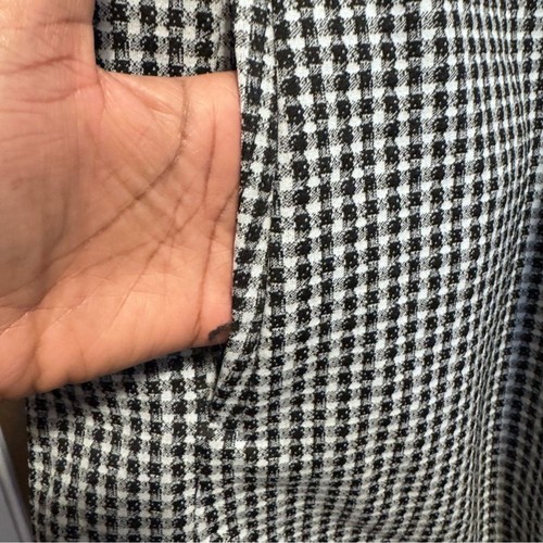 Alfani black and white checked open blazer size 3x Classic Stretch Career chic - Picture 7 of 10