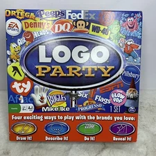 Spin Master Games LOGO PARTY Game Draw It ~Describe It~Do It~ Family Fun Time