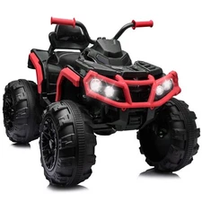 24V Kids Ride on ATV 4 Wheeler Quad Car 4-6mph Top Speed with Low&High Speed MP3