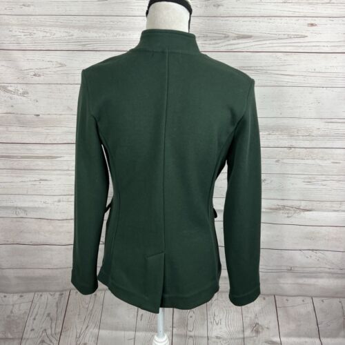 Banana Republic Outlet Womens Knit Pique Blazer Jacket Size XS Green - Picture 5 of 9
