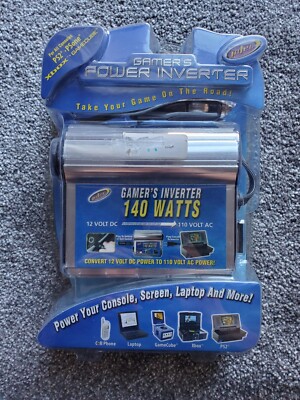 Brand New Intec Gamer s Power Inverter 140 Watts (12V DC Input)