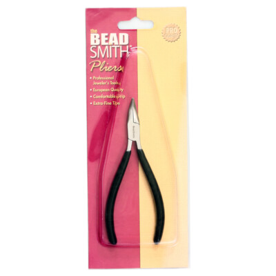 BeadSmith  Superfine Slim Line gebogene Kettenzange ohne Feder * Werkzeuge