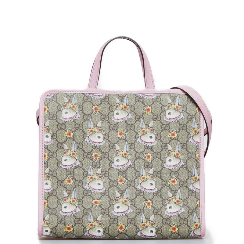 Gucci Gg Supreme Higuchi Yuko Rabbit Handbag Shoulder… - Gem