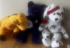 Ty Beanies - 1998 Holiday Teddy - Princess - Twigs