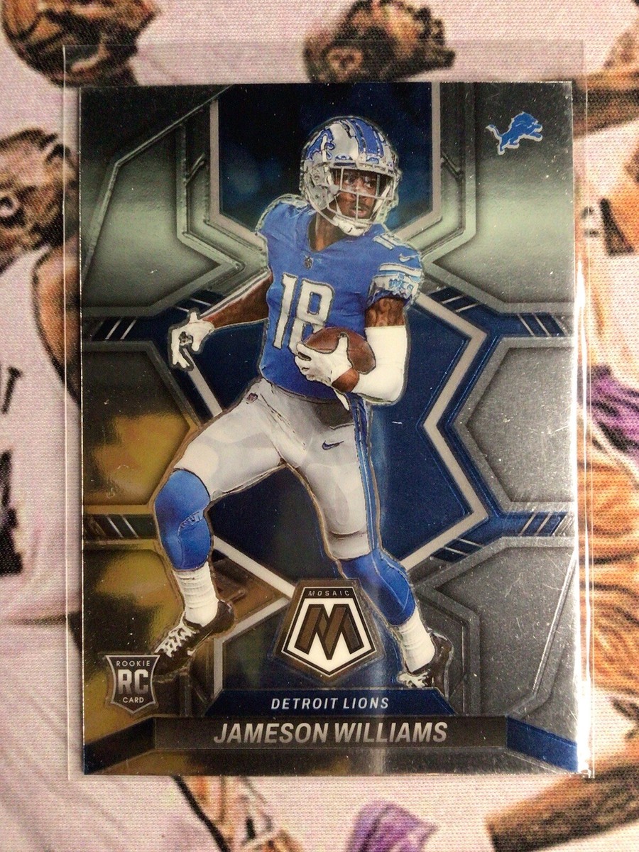 2022 Panini Mosaic Jameson Williams Base Rookie #316 - Beautiful