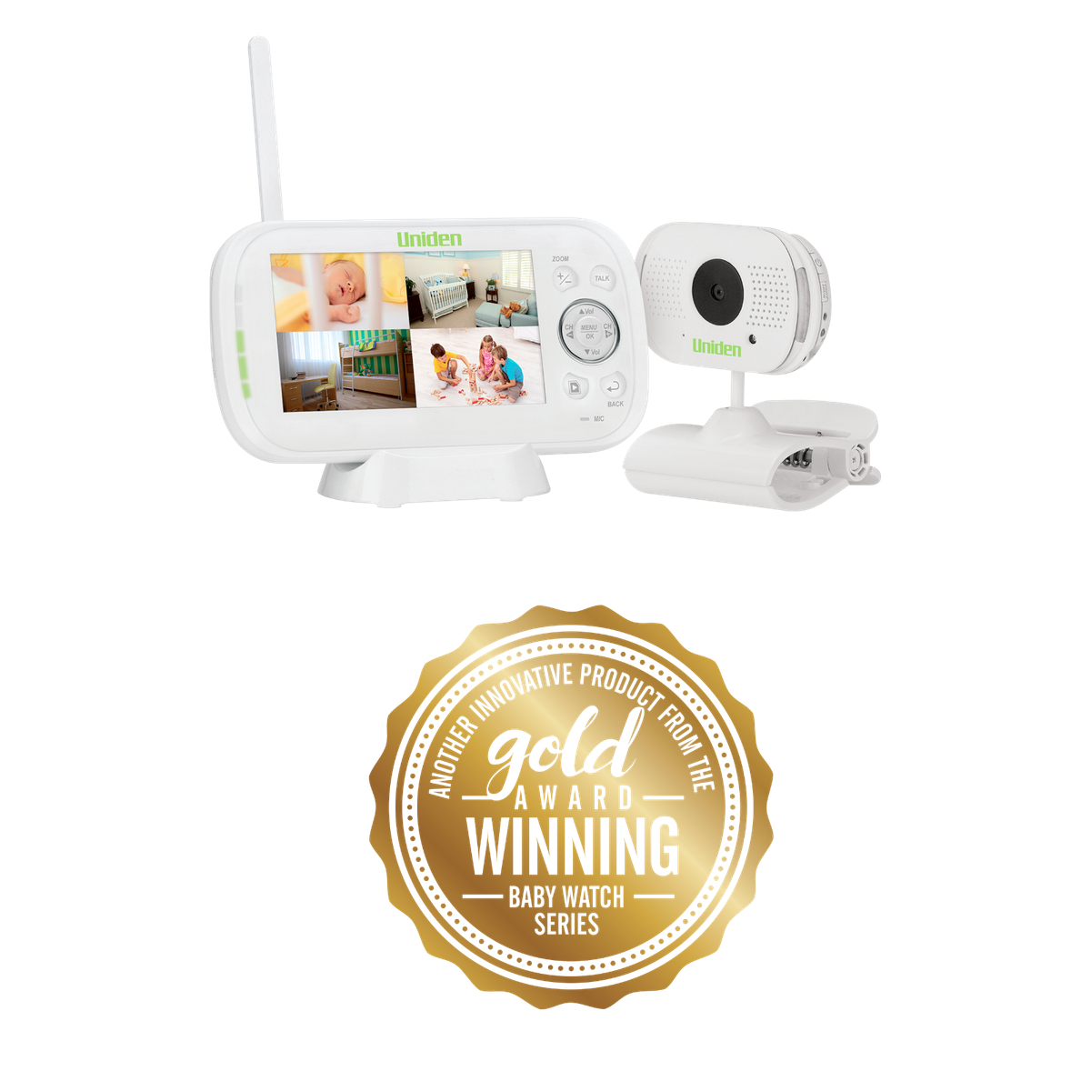 UNIDEN BW3101R DIGITAL WIRELESS BABY MONITOR REMOTE VIEWING