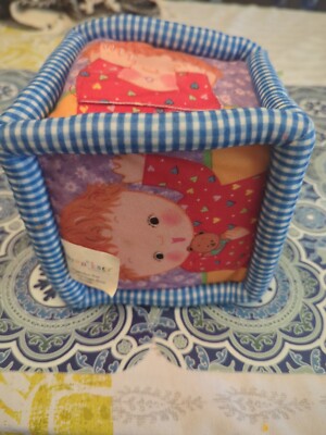 Karen Katz Wiggle Your Toes Touch And Giggle Block, Works Great! Talks! RARE!!