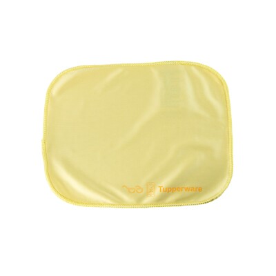 Tupperware FaserPro Durchblick Brillenputztuch Putztuch Gelb