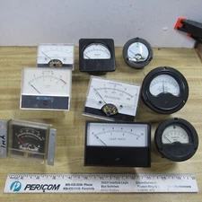 METER PANEL DC AMMETER 1 mA different SCALES