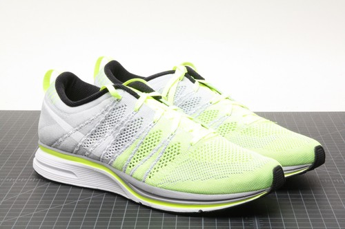 nike flyknit trainer volt white