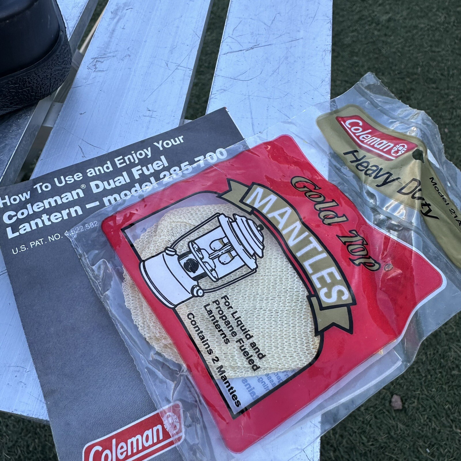 Coleman Dual Fuel Lantern 2-Mantle Model 285 August 1994With Case Untested