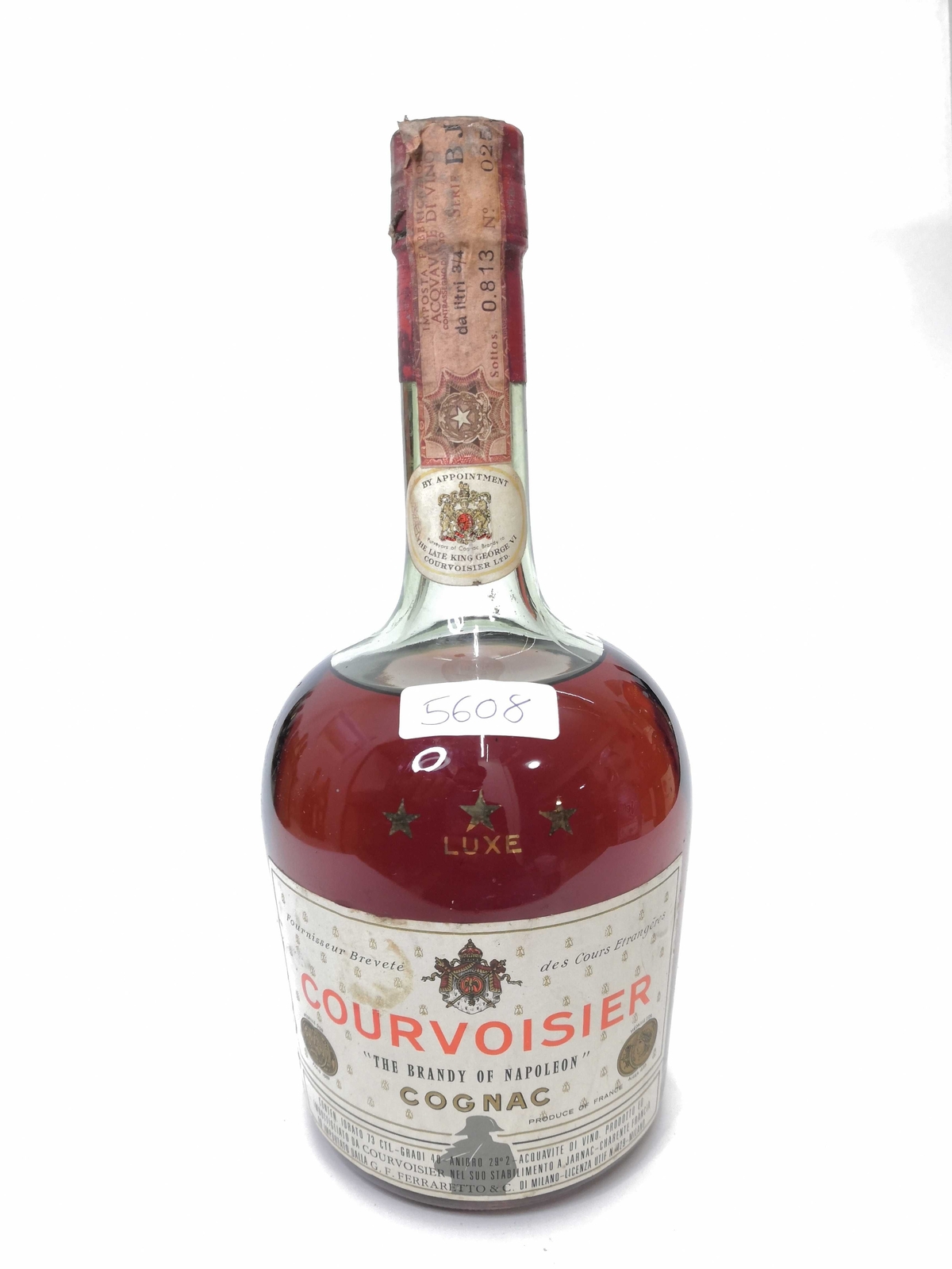 Vintage Bottle - Courvoisier Cognac Luxe 3 star 0,75 lt. - COD. 5608