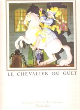 Menu du paquebot LIBERTE par Jean-Adrien Mercier le chevalier du guet