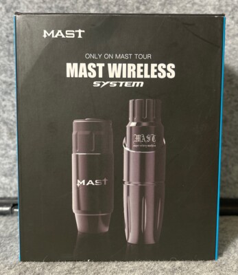 Mast Tour Rotary Pen Machine Wireless Tattoo Battery Power Supply Kit Open Box