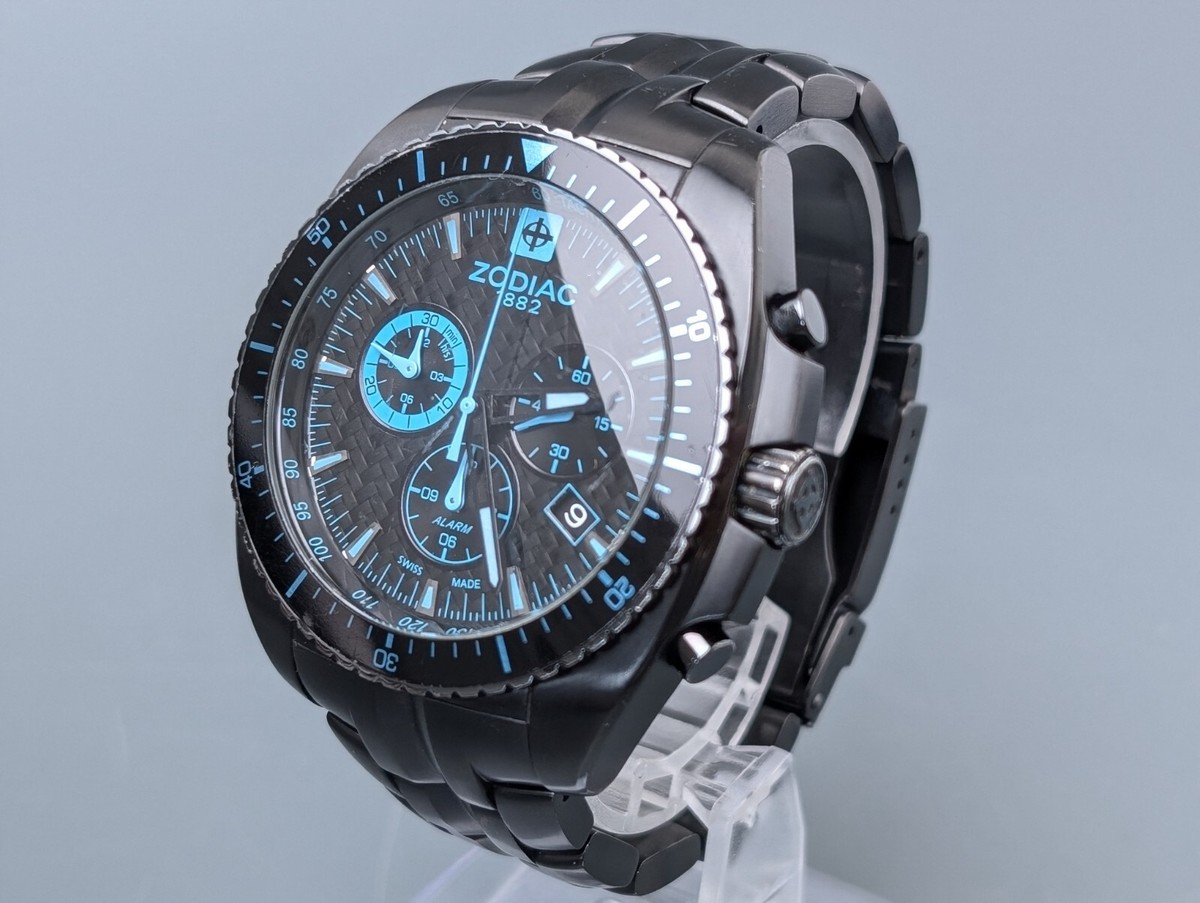 Zodiac Speed Dragon ZO5532 Chronograph Blue Dial Quartz Men's