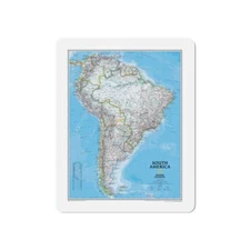 South America (2007) (Map) Refrigerator Magnet
