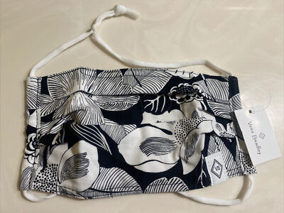 Vera Bradley Pleated Cotton Fashion Mask Bedford Blooms, New in Sealed Package