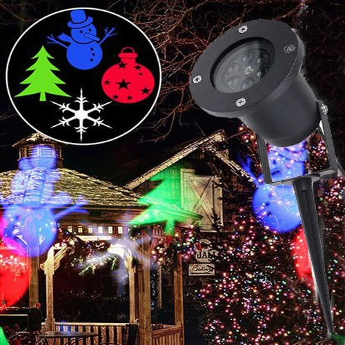 PROIETTORE LASER IMMAGINI DI NATALE NATALIZIE ADDOBBO NATALIZIO PER ESTERNO