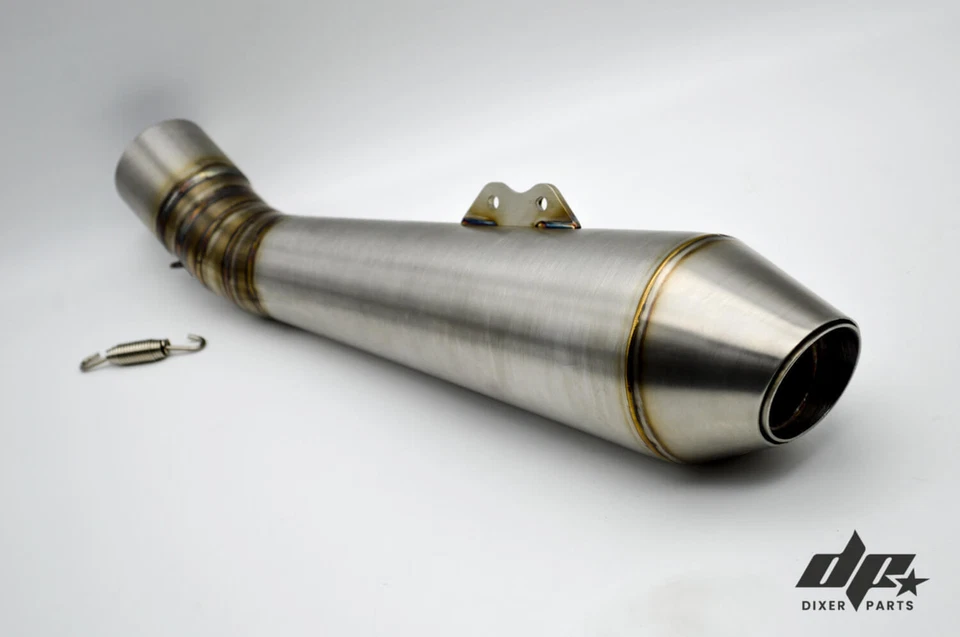 Silenciador de escape + DB Killer BMW K100 K1100 (1982-2002) Cafe Racer Inox actualización Foto 3 de 4