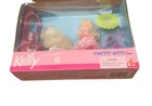 New Mattel Barbie Kelly Pretty Kitty Giftset w/kitty Styling Vanity RARE Vintage