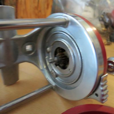 An Intrepid Surfcast fishing reel, Intrepid Sea Streak fishing reel, a