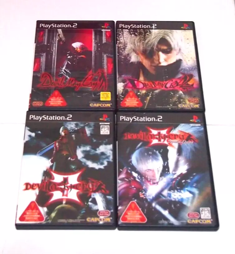 PS2 Devil May Cry 1 2 3 Special Edition Playstation 2 CAPCOM lot 4 Japan