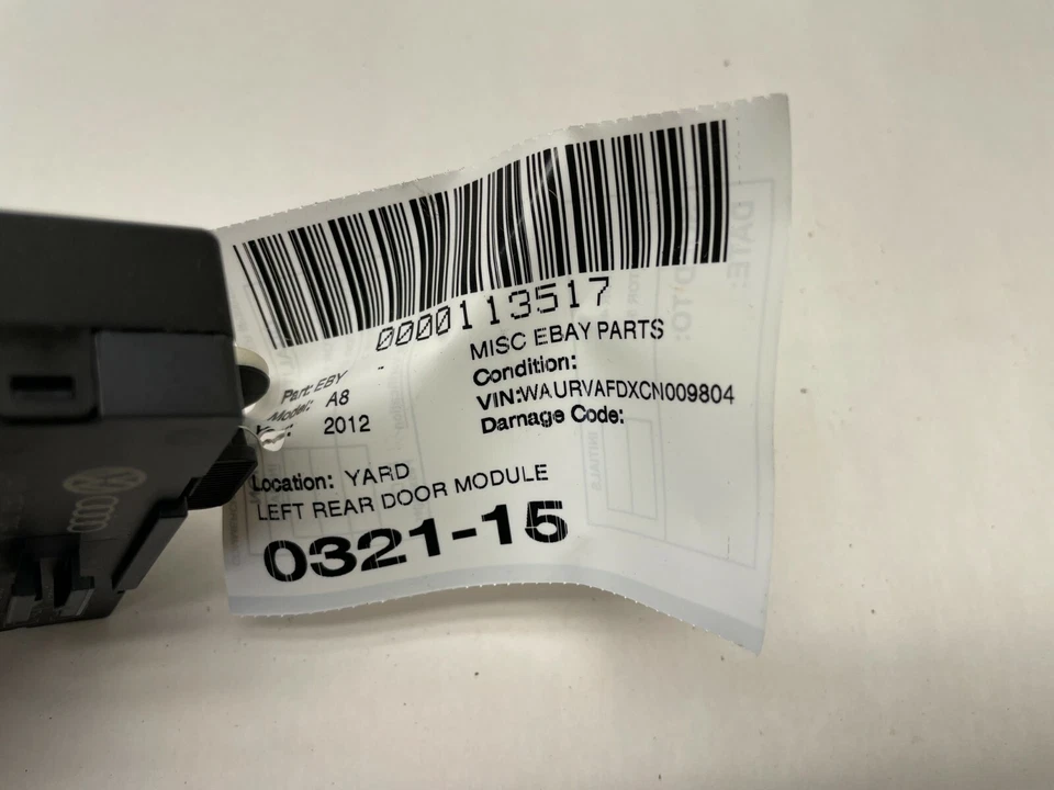 MÓDULO DE CONTROL VENTANA PUERTA TRASERA AUDI A8 S8 2011-2014 4H0959795A Foto 4 de 4