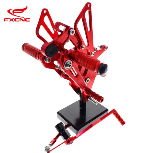 Juego de estriberas ajustables CNC para motocicleta YZF R1 2015 2016 2017 2018 - Imagen 4 de 7