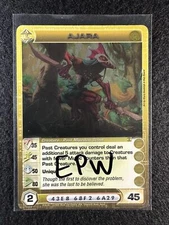 Chaotic TCG 3 Max EPW Ajara S14/26 AU 1st Ed Foil Rare NM/LP