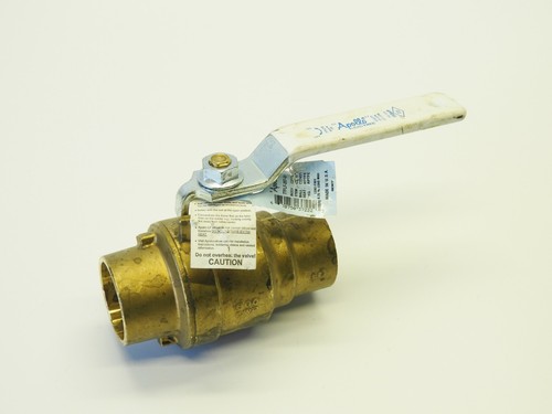 Apollo 1-1/2" Brass Ball Valve Sweat Solder Full-Port Lead Free CxC 77FLF-207-0