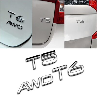 T5 T6 AWD Hinterer Aufkleber Auto Trunk Emblem Badge Schild S80 S90