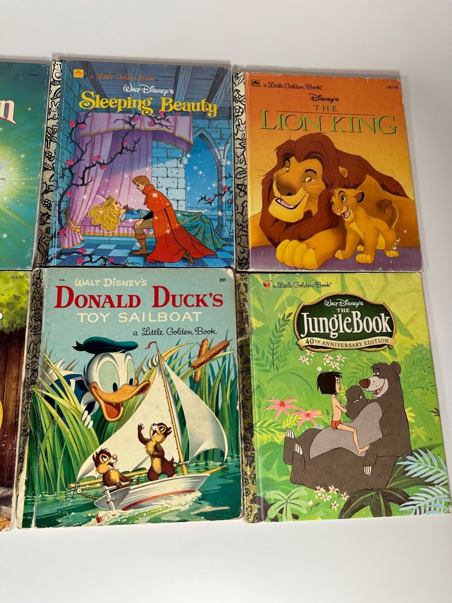 Vintage Little Golden Book Disney's Lot of 8 - 80s 90s, 1-69 | eBay