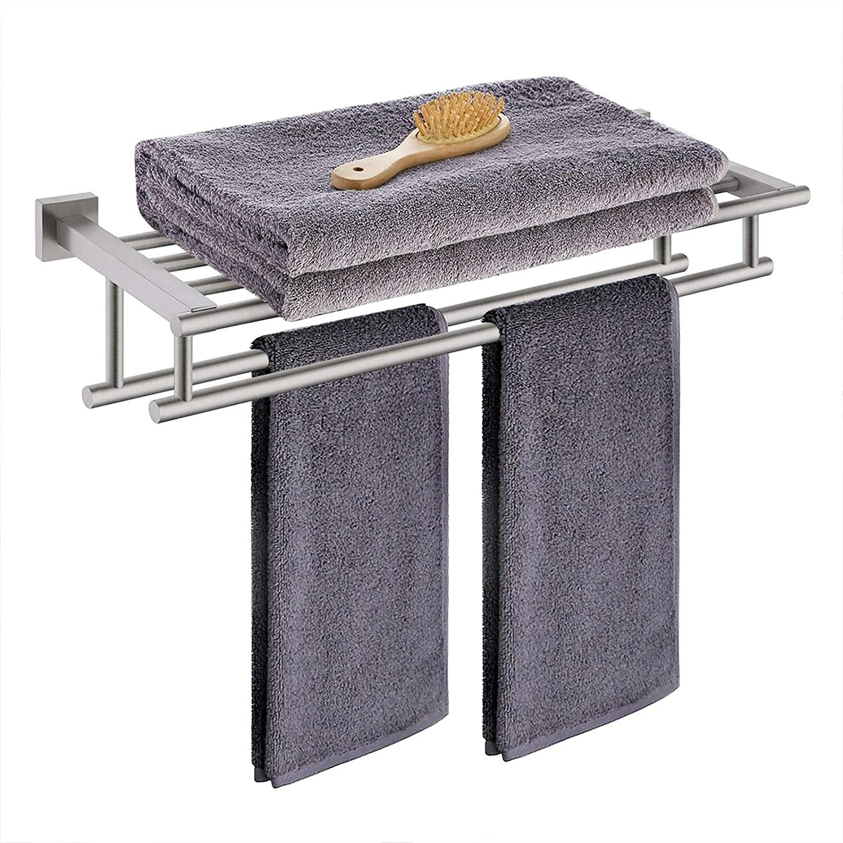 Stainless Steel Towel Bar, Shower Towel Rack For Bathroom