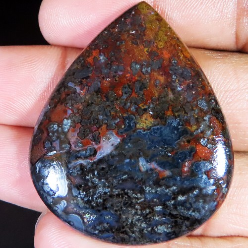 Sugilite Véritable D'Afrique 12.4 CT – Pierre Précieuse Cabochon Poire, Non Traitée, 9939K