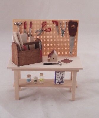 1Set 1/12 Dollhouse Miniature Furniture Alloy Repair Tool Model Doll Life ScRSZ8 