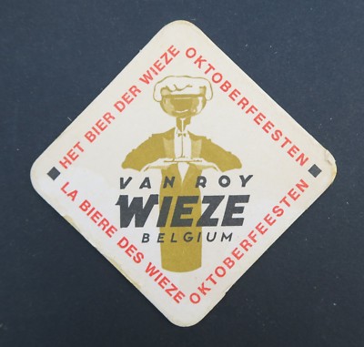 Antique WIEZE Van Roy Oktoberfeesten beer coaster beer mug 8 beer mug