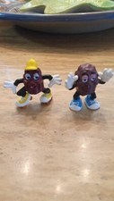 1987 1988 2 VINTAGE CALIFORNIA RAISINS FIGURE LOT ROLLER SKATES