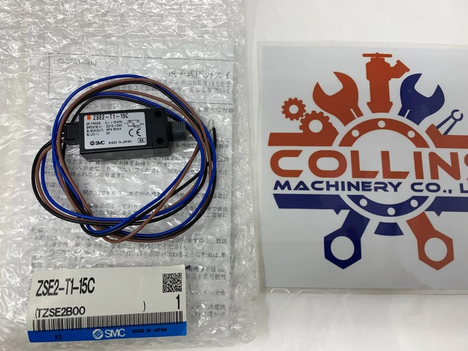 SMC Corporation ZSE2-T1-15C Pressure Switch 0-101kPa Operating Pressure - Image 2 of 3