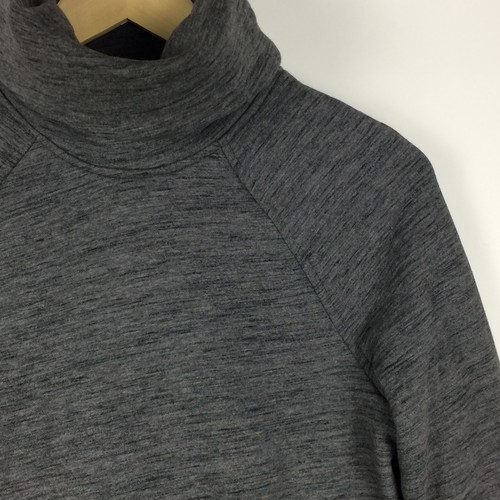 Lululemon Sweater Womens 4 Make a Move Funnel Neck Top Grey Cowl Neck - Picture 2 of 14