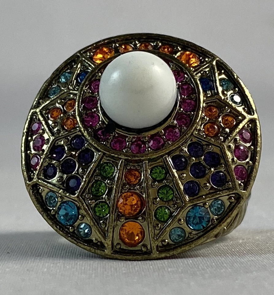 HEIDI DAUS 多色施华洛世奇水晶珠声明戒指 ~ 6 — 第 3/4 张图片