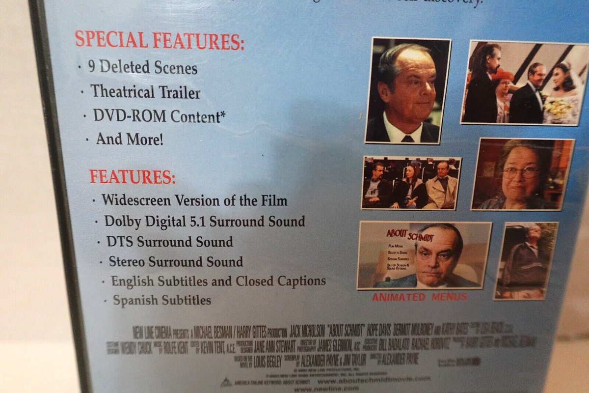 About Schmidt (Jack Nicholson) DVD