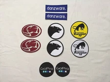 lot of 2 patch patches furygan gopro go pro bering danzware moto gp cagiva