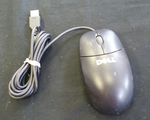 Dell MO56UC USB Wired Trackball Scroll Mouse eBay