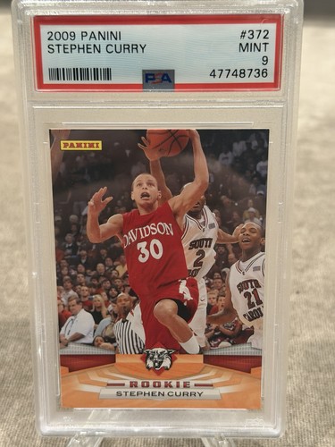 2009 Panini #372 Stephen Curry Golden State Warriors RC Rookie PSA 9 MINT