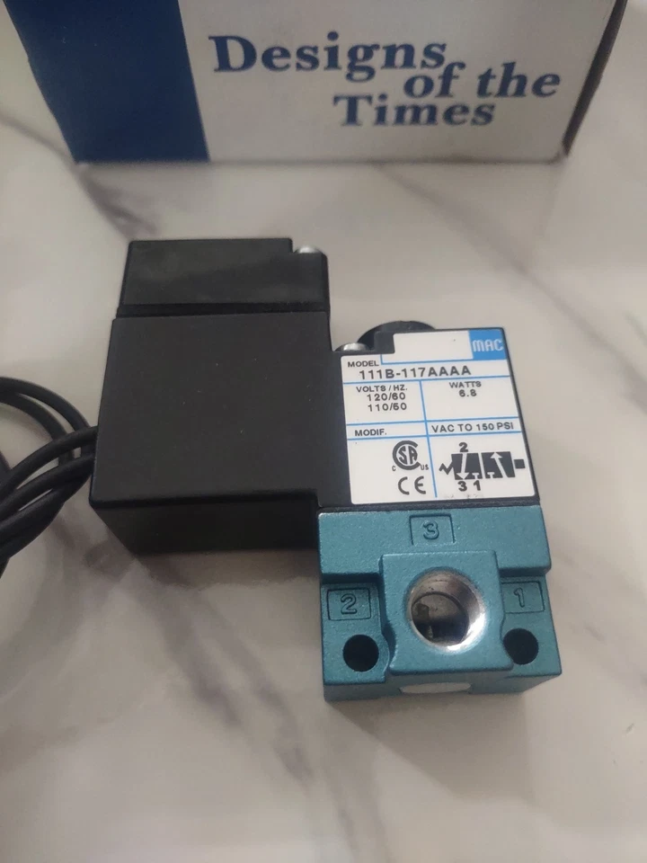 MAC 111B-117AA (111b-117aaaa) Solenoid Valve *NEW*FREE SHIPPING* - Image 2 of 4