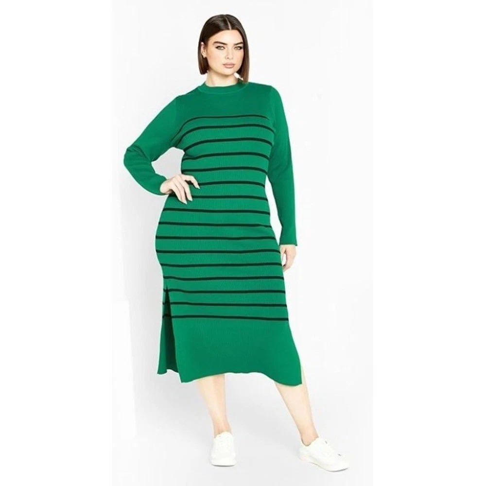 green dress city chic City Chic | Tiffany Hi Low Maxi Dress - Emerald