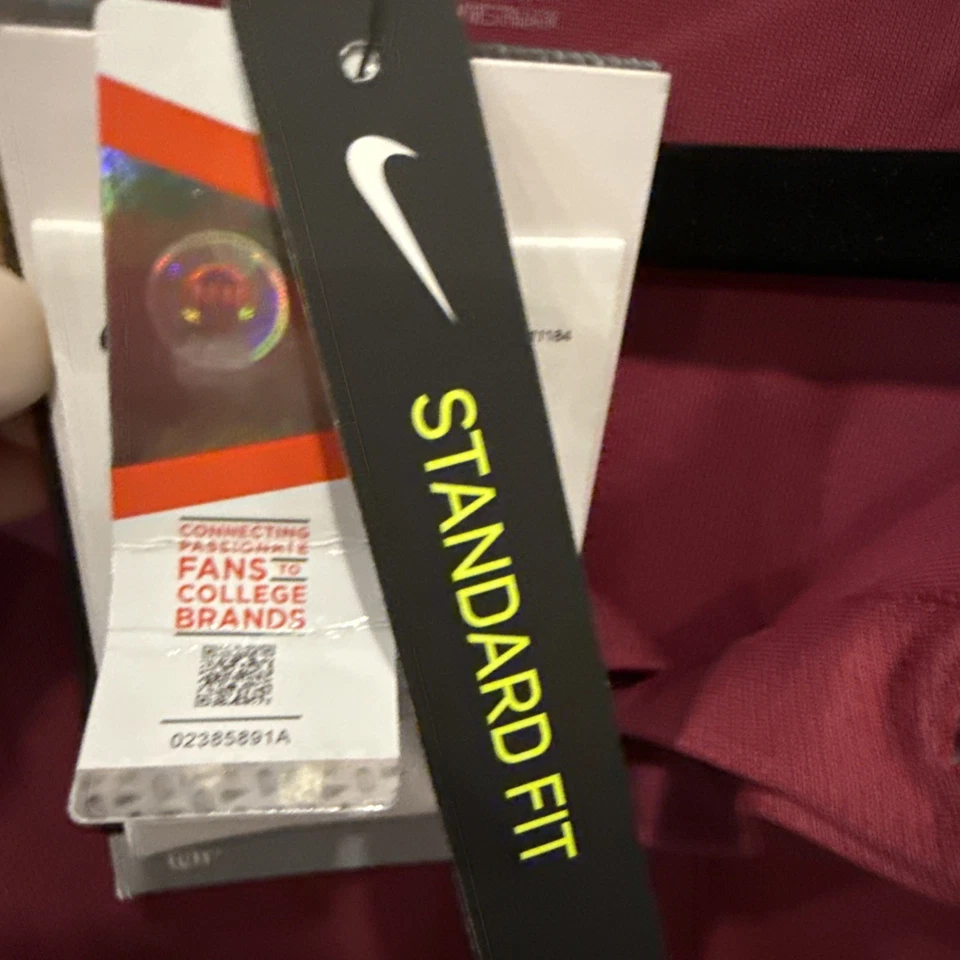 Camisa polo atlética Florida StateNike Dri-FIT para hombre talla 3XL granate Foto 4 de 4