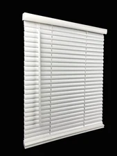1" Vinyl Mini Blinds - White (70" × 36")
