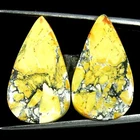 17.50Cts Natural Maligano Jasper Pear Pair Cabochon Loose Gemstone